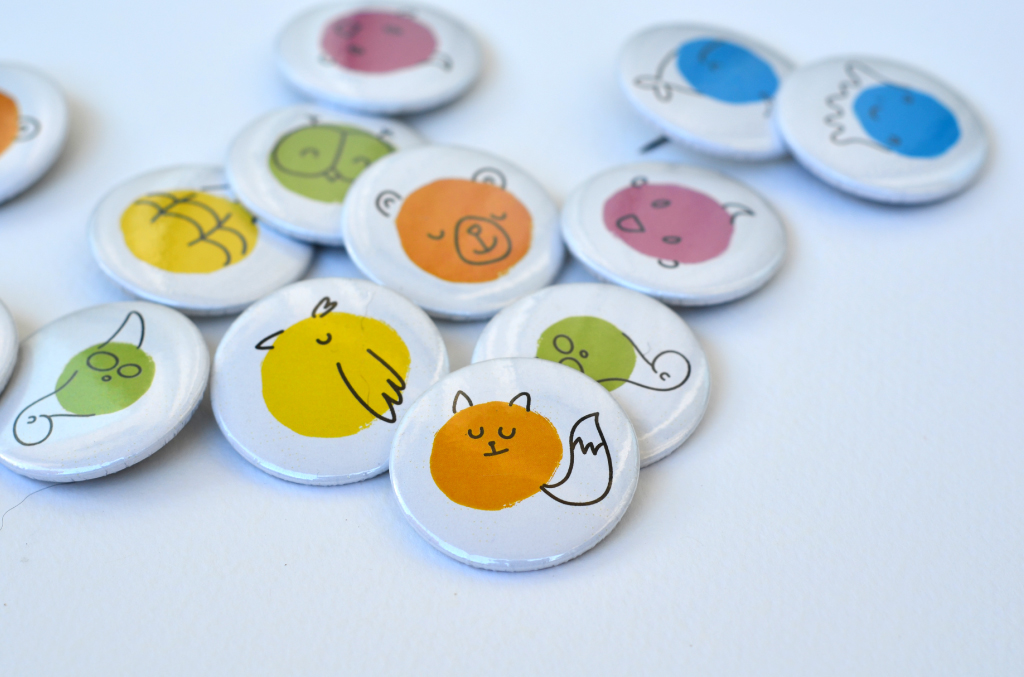 kids dots children store Retail shop Viral logo system