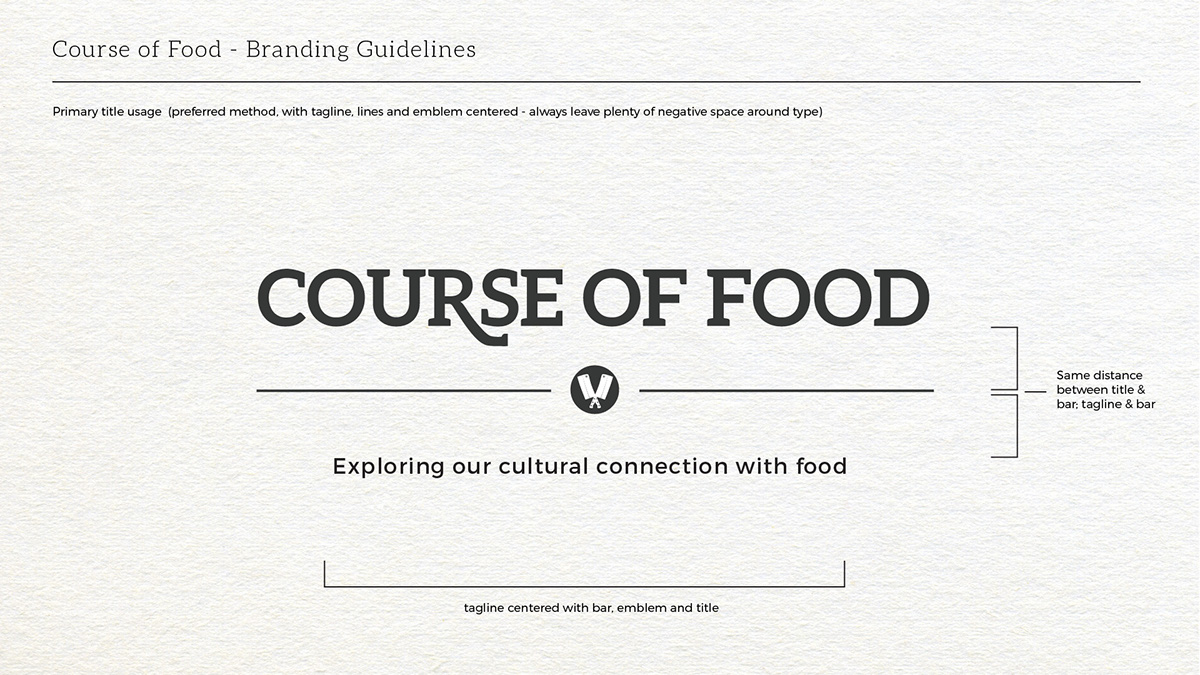 Course of Food Independent film brand logo
