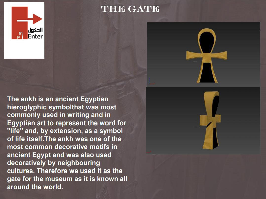 Egyptian Museum pictograms Way Finding