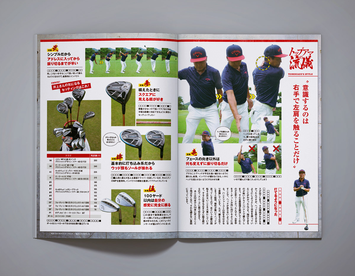 Adobe Portfolio editorial design  editorial golf japan japanese graphic design  art direction 