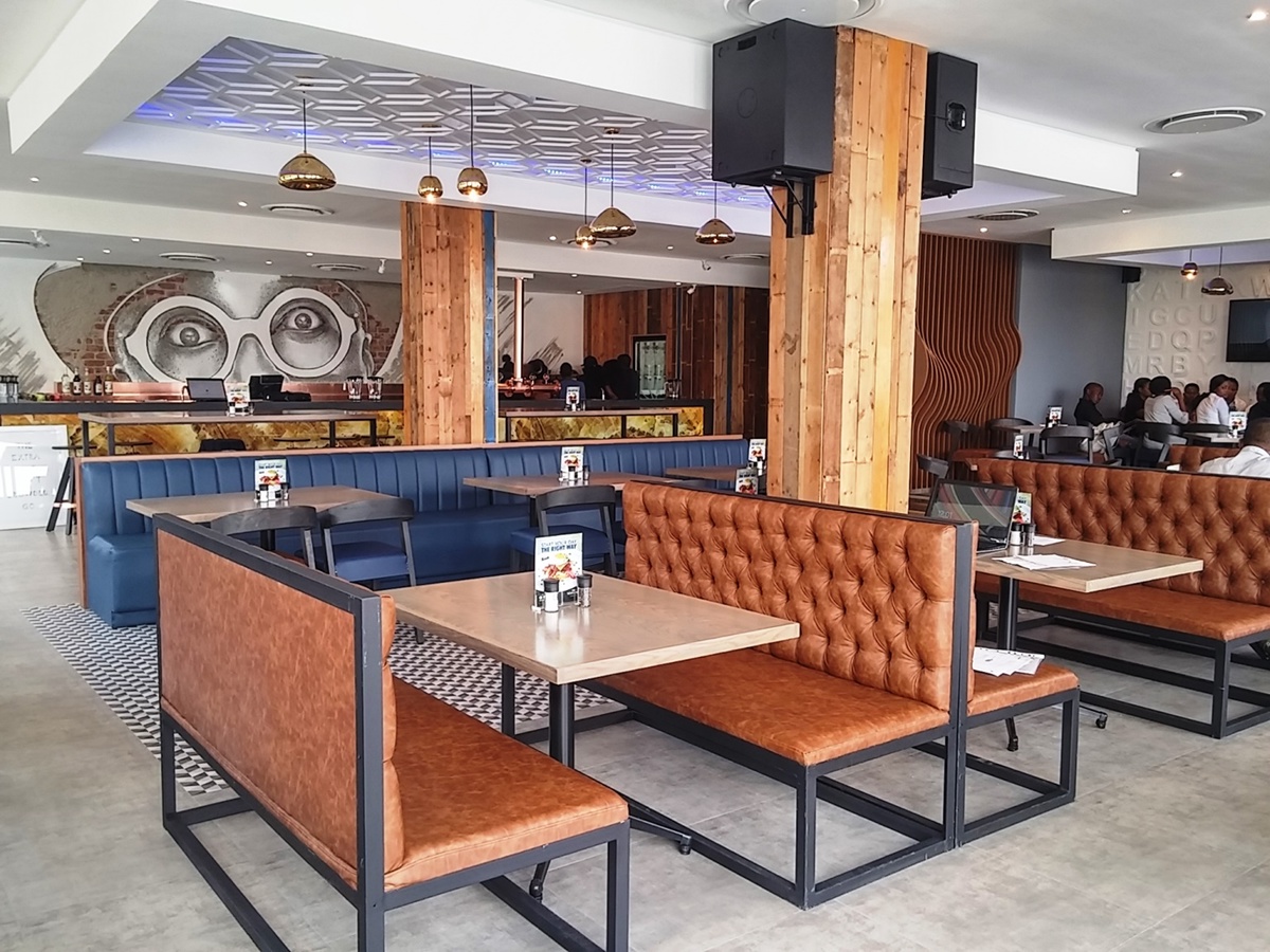 interior design  restaurant bar industrial bespoke