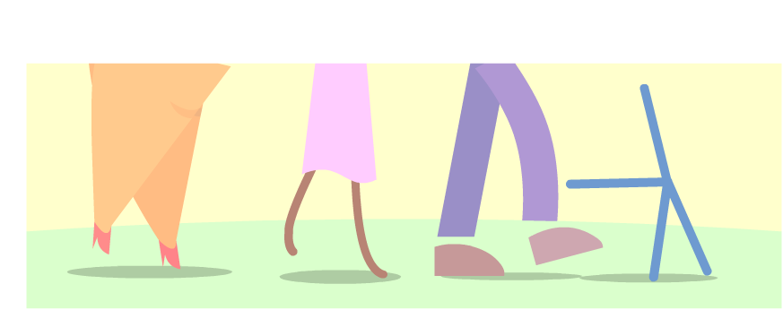 walk characters loops legs exercise