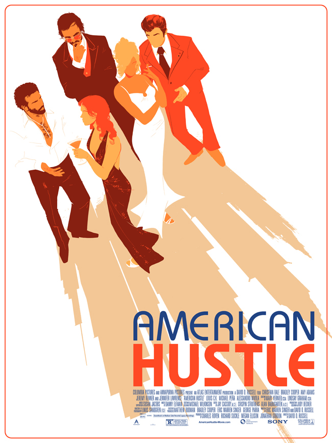 Mondo American Hustle poster movie Silhouettes