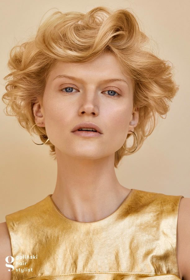 golden Fashion  hair