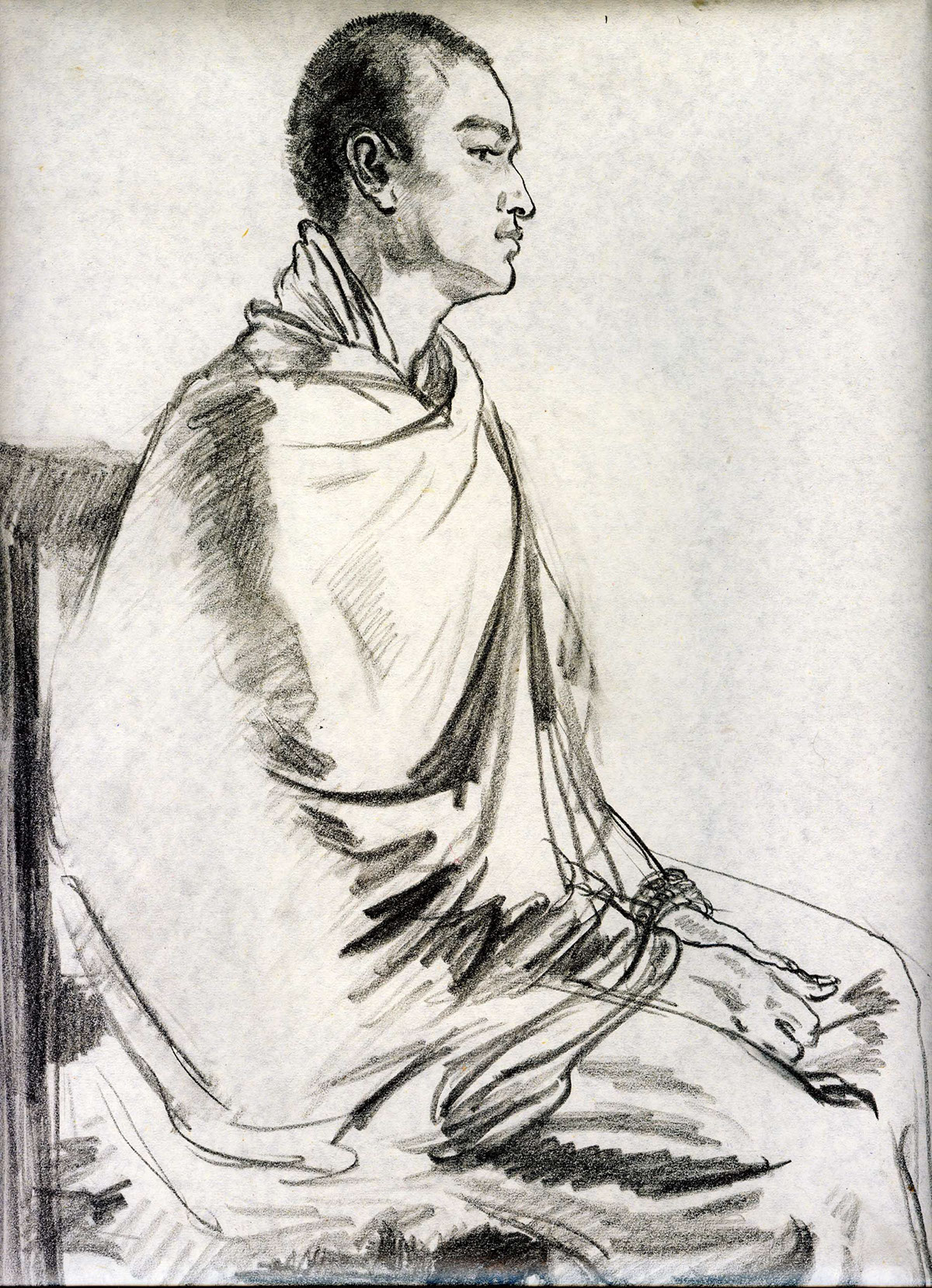 sketch china Tibetan Minority