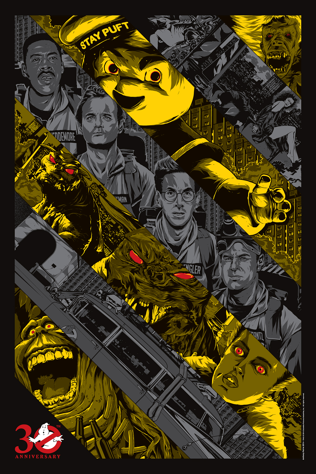 Ghostbusters poster Screen-print