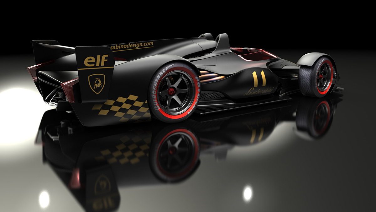 lamborghini concept car LeMans Formula1 prototype