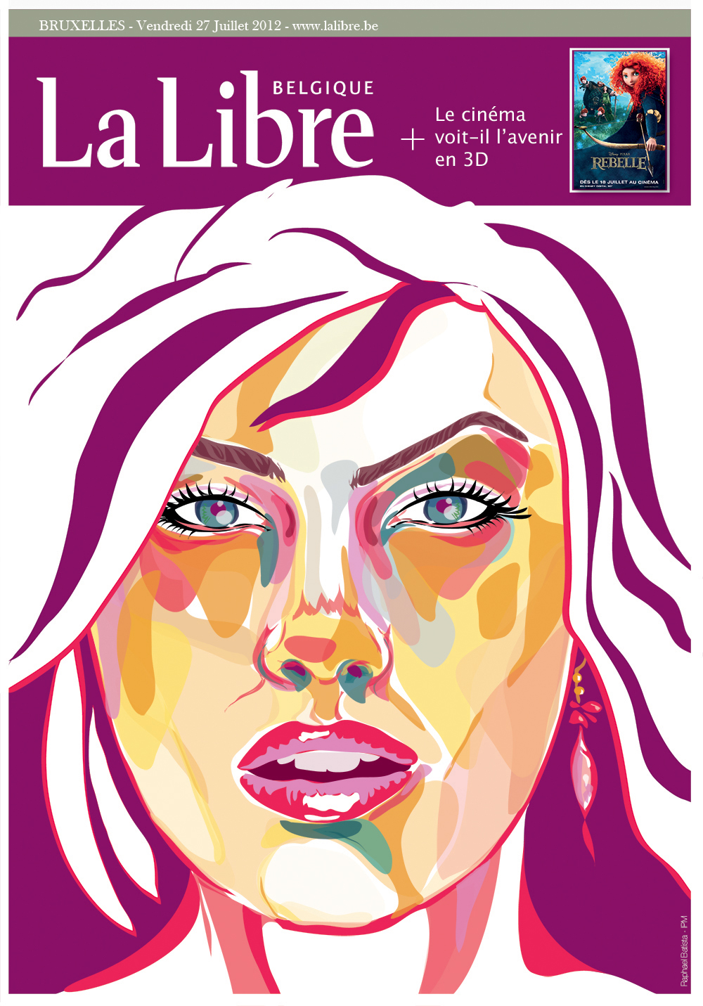 Lalibre.be  Graphic design print Illustrator photoshop bruxelles belgique belgium