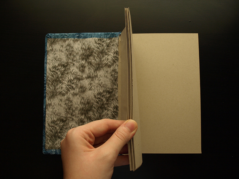 bookmaking Bookbinding fabric handmade paper Textiles binding hand made