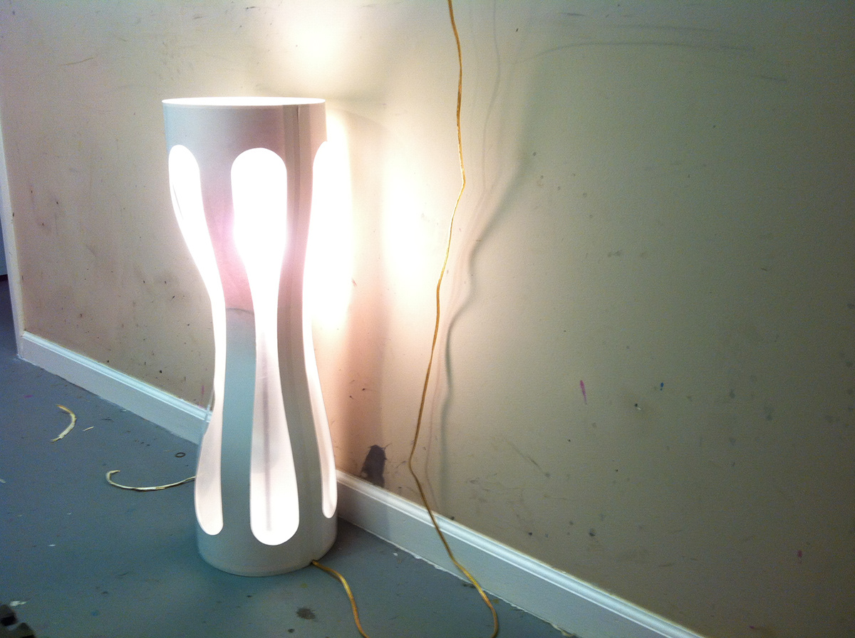 Lamp lighting SEIZMIC design paper upcycling