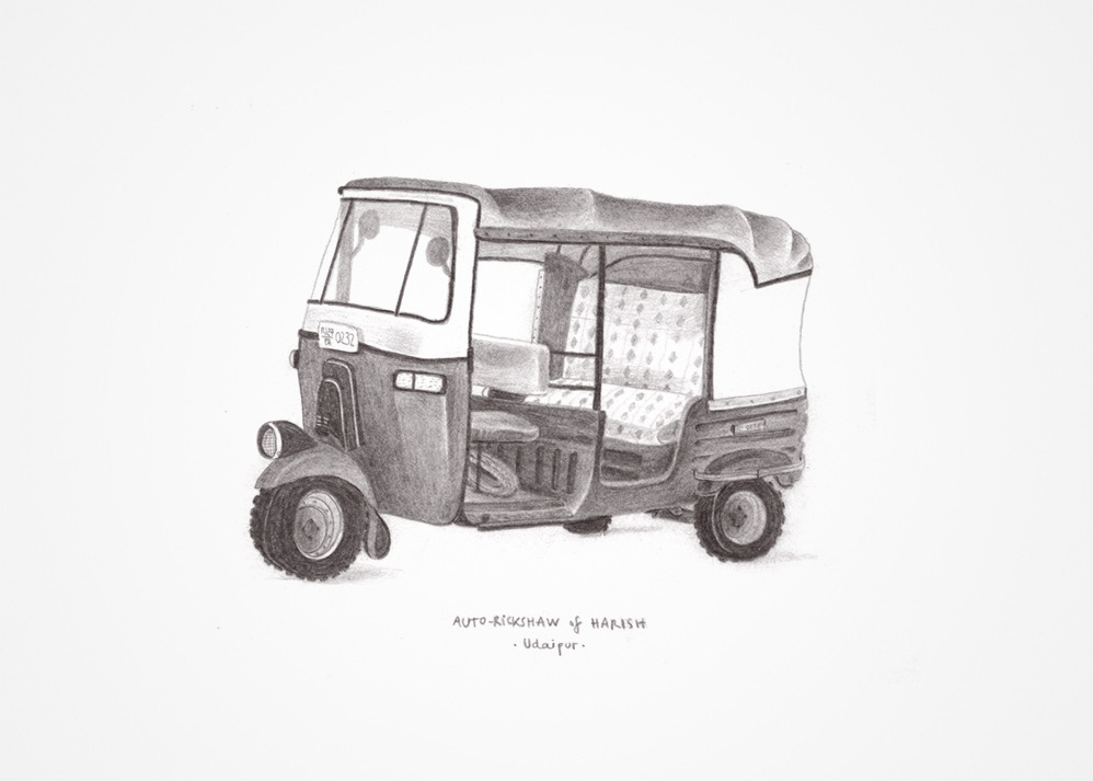 How to Draw Auto Rickshaw for kids | Tuk Tuk Drawing easy - YouTube