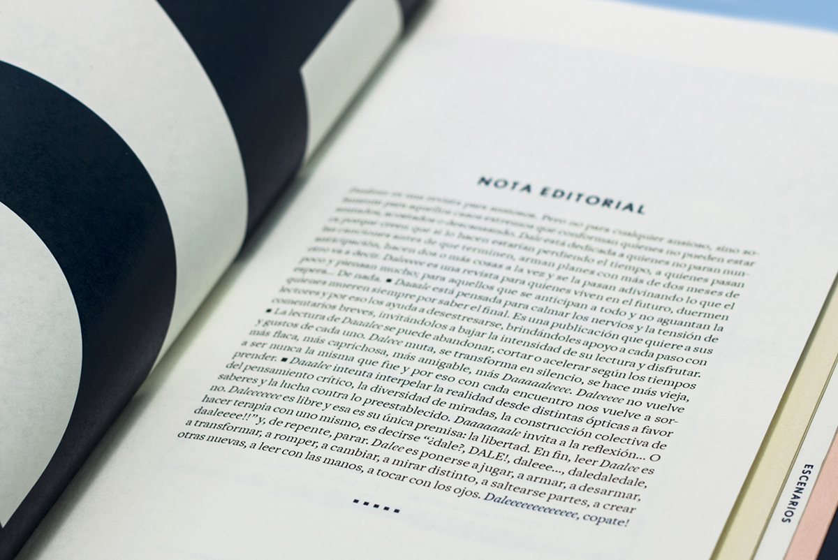 Diseño editorial revista cultural dale catedra manela maquetación