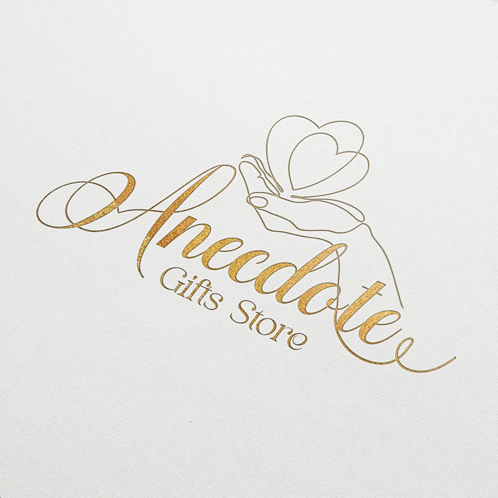 gift card anecdote adobe illustrator Logo Design adobephotoshop graphicdesigner logodesign Logotype