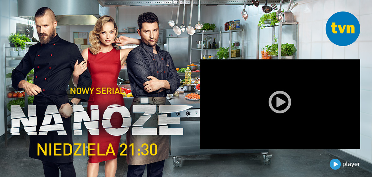dotagency TVN stars tv series na noże knife kitchen fresh poster billboard