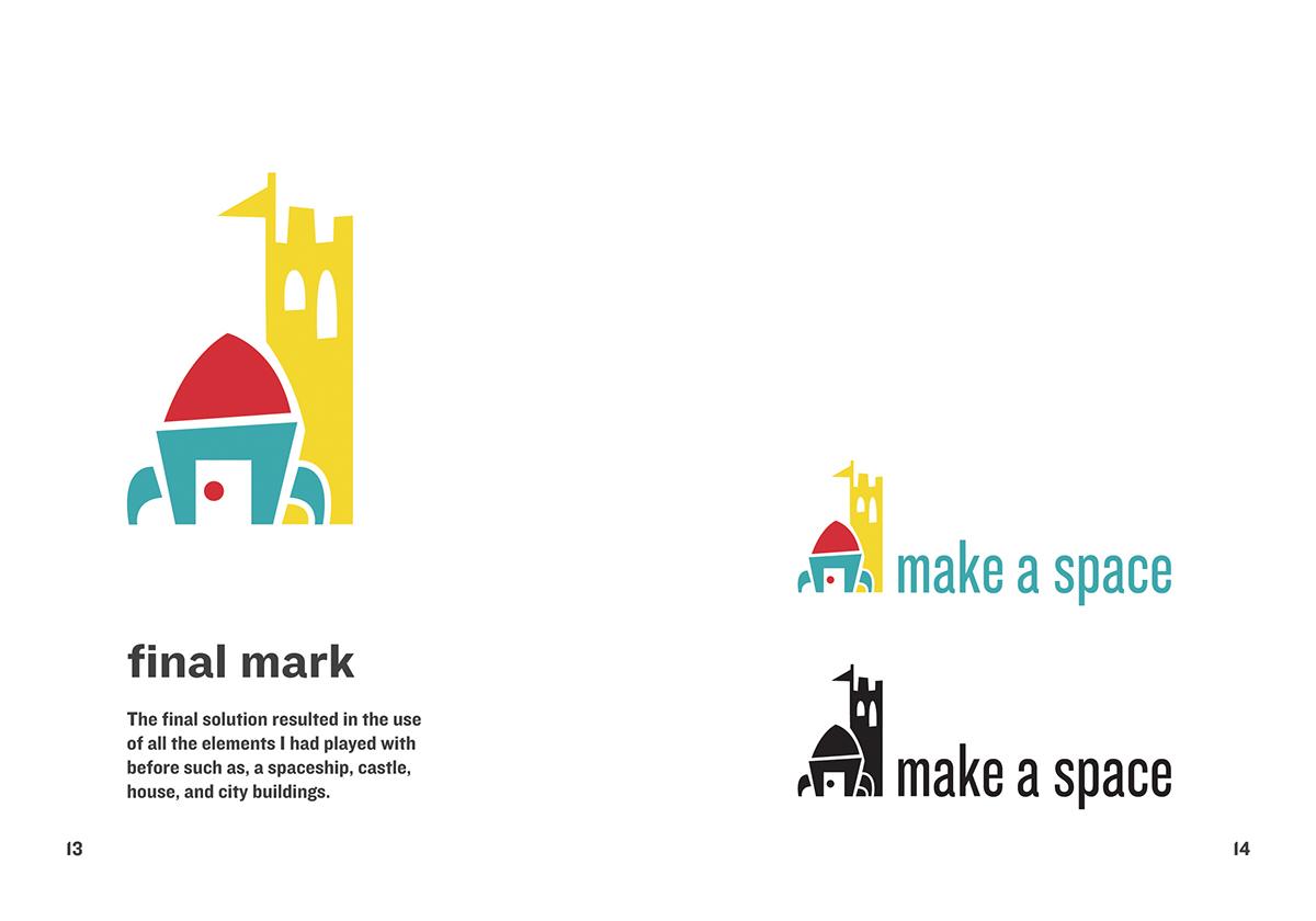 child Space  Create make a space brand kit toy playhouse logo branding kit