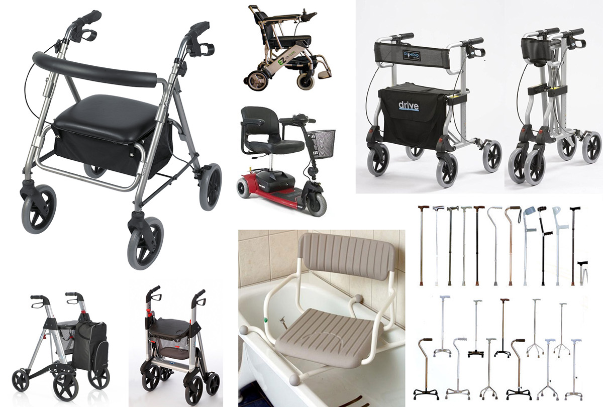 Elderly product Usability portability lightweight mobility