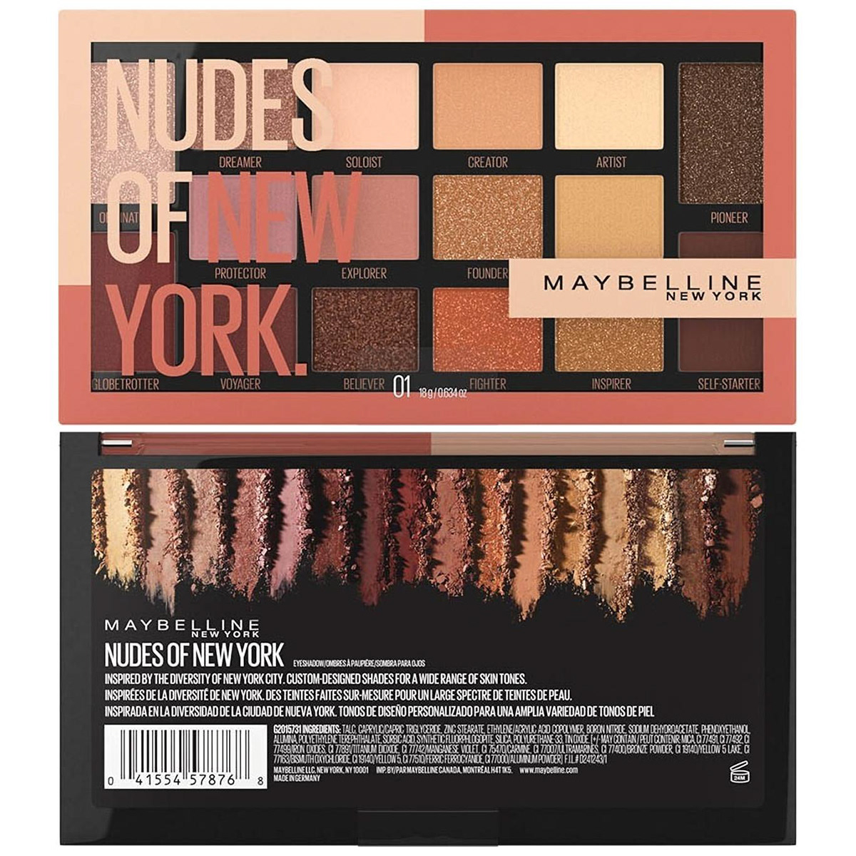 Eyeshadow box- Nudes of New York.