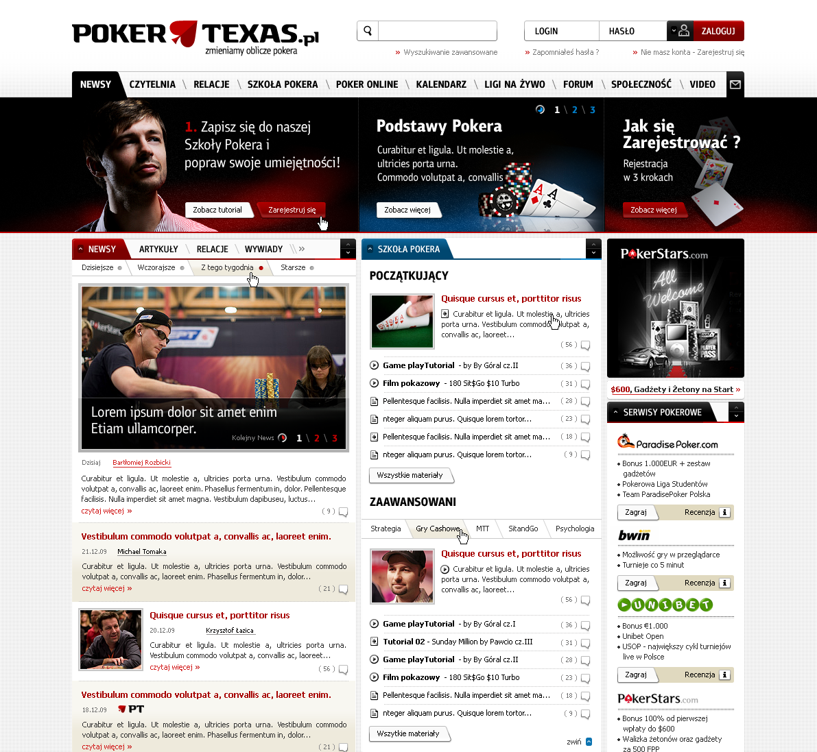 Logotype Pokertexas Website Design identity Poker poker texas