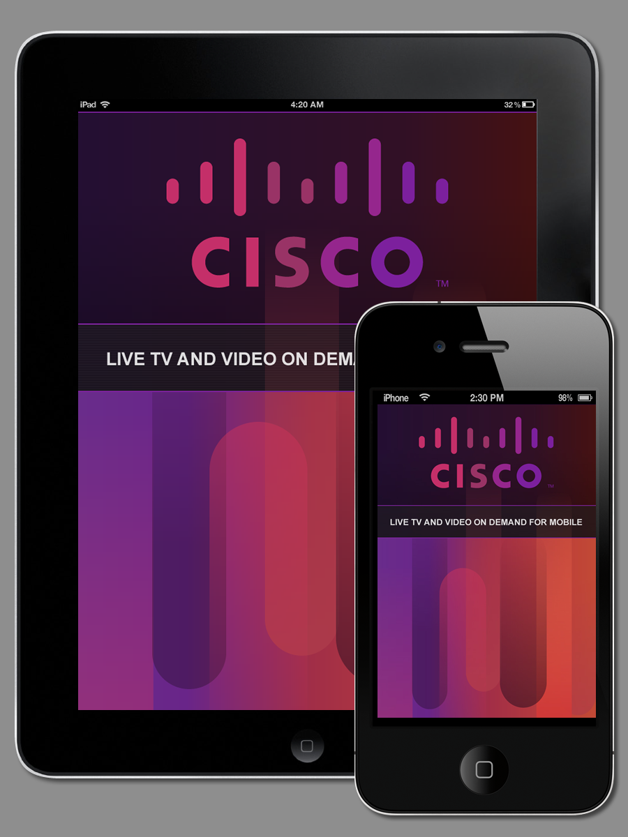 video on demand  mobile design Webdesign  graphic design  user experience Live TV  UXD  cisco