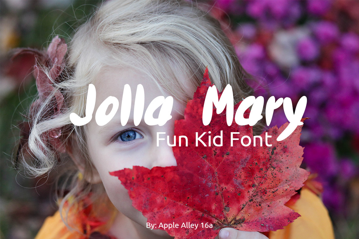 font typography   sell signature kid children apple Typeface lettering Calligraphy  