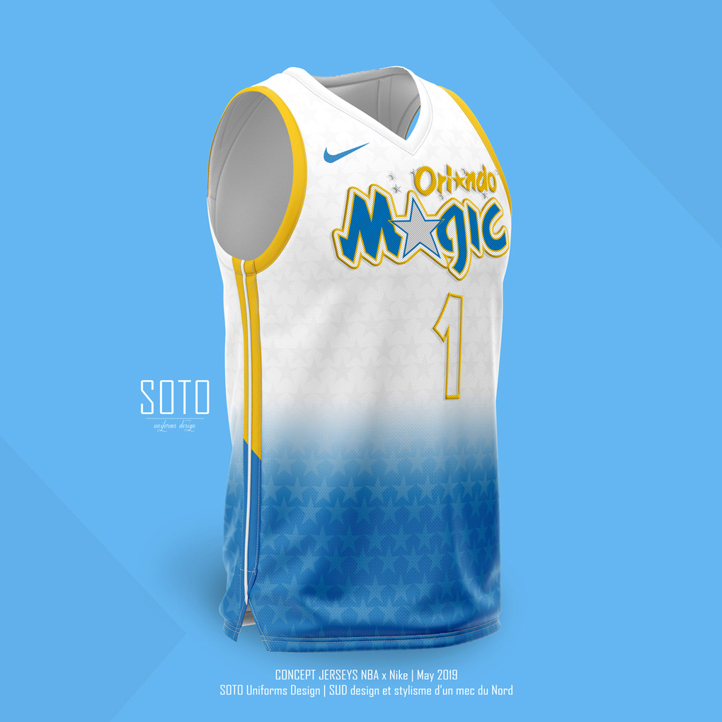 NBA SOTO design kit maillot jersey uniforms concept orlando Magic  