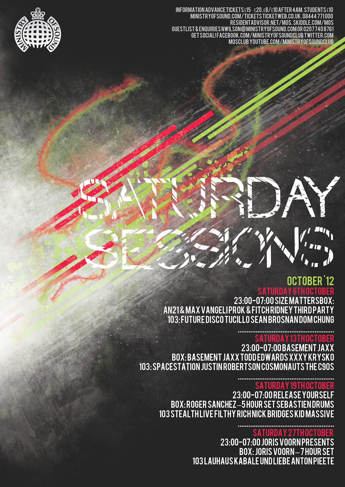 Ministry of Sound Poster Design Promotion