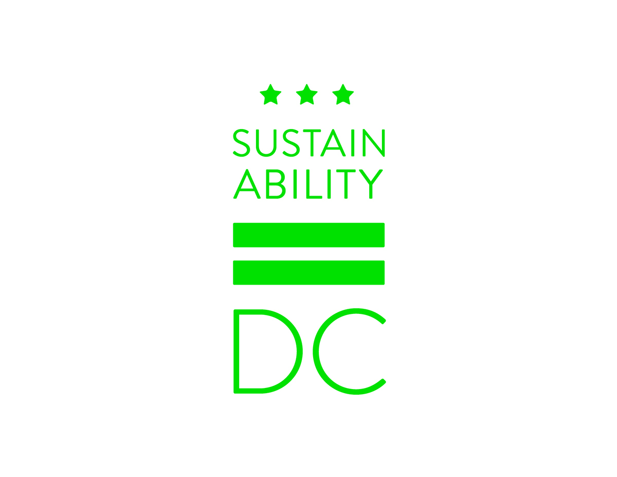 Sustainable DC Sustainability identity logo brand strategy Bruce Mau Design green