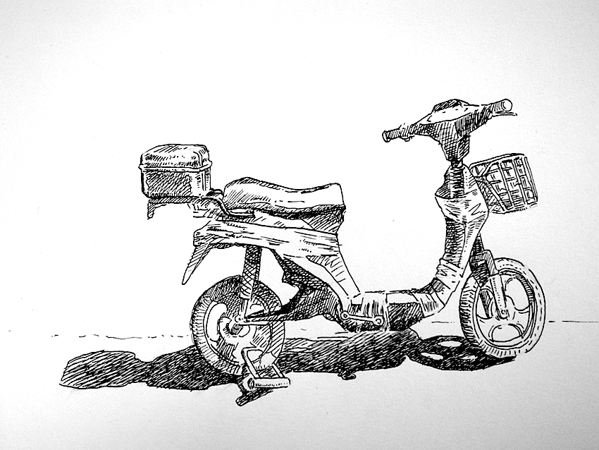 fire death Drawing  living motocycle
