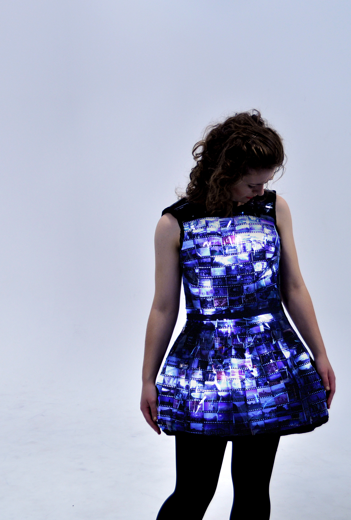 dress slides light sensor Clothing wearable art