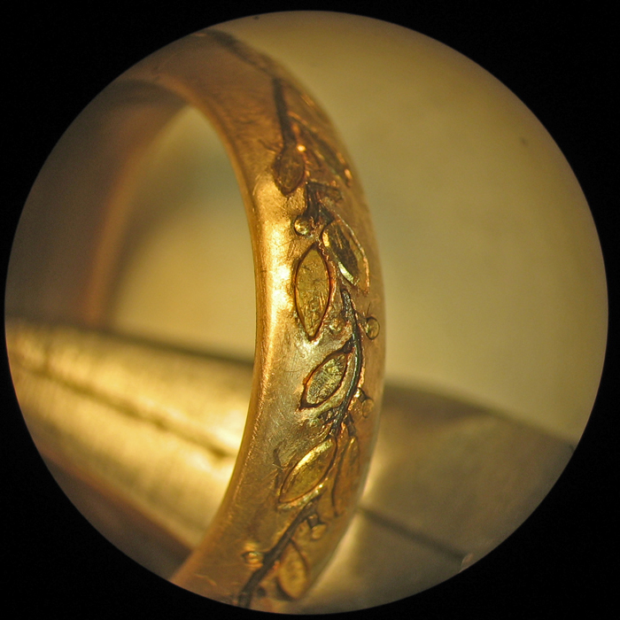 wedding rings ring gold incrustation inlay