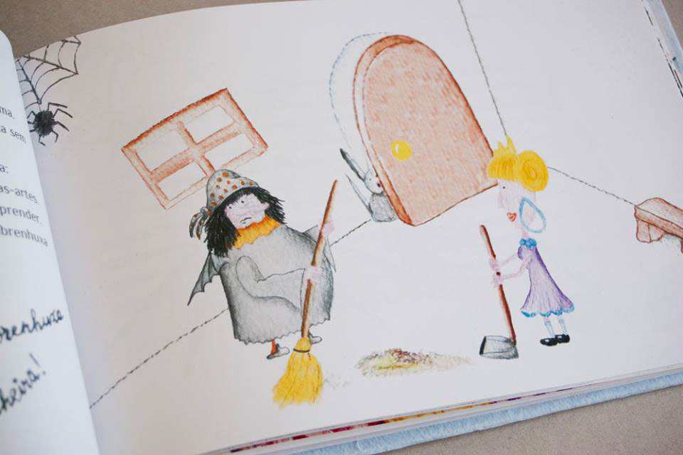 Portugal Ilustração book child Witches Drawing  cover Livro