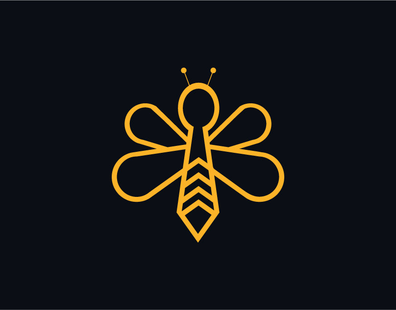 logo visual identity Logo Design logofolio bees honey spoons restaurant logo bakery logo Logotype