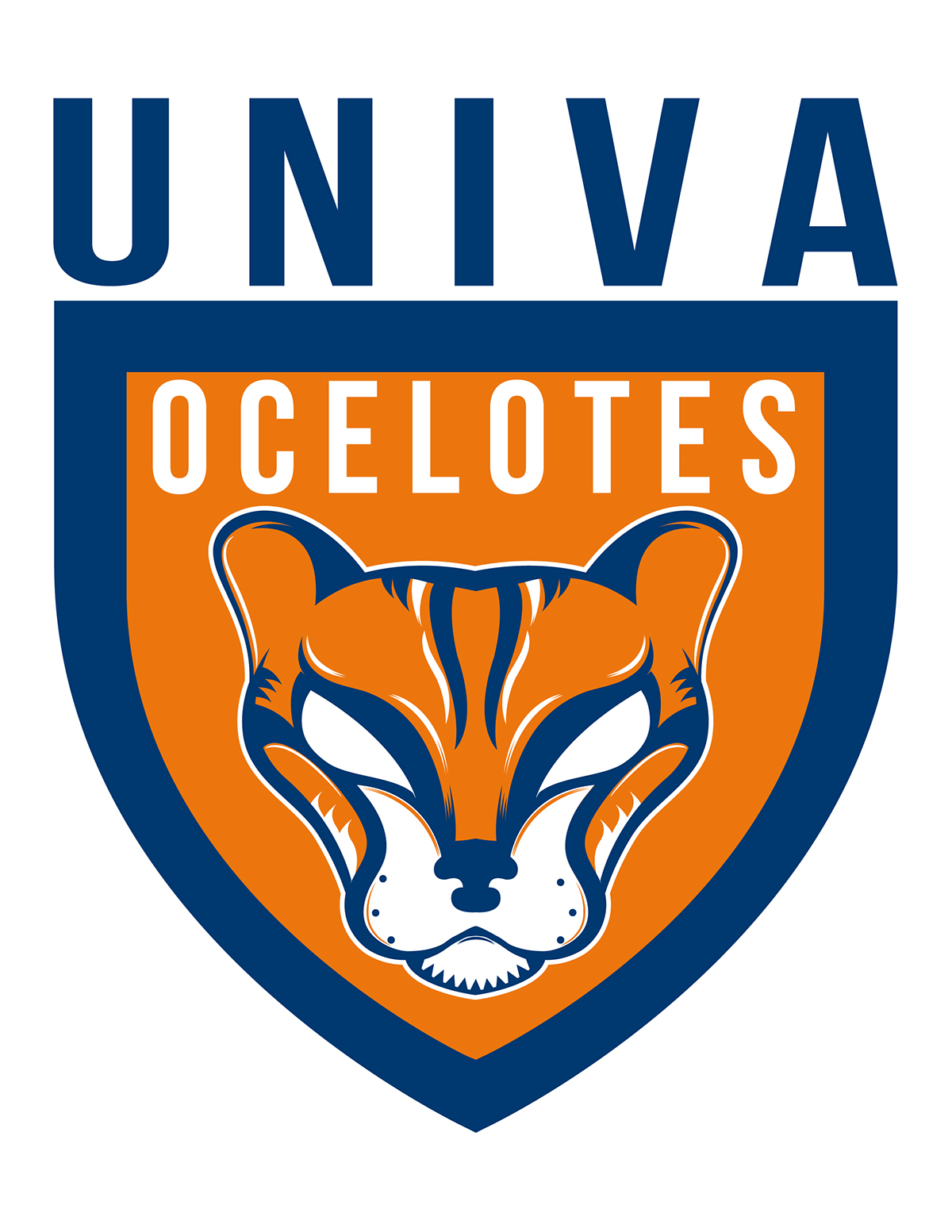 Ocelote univa Futbol futbol logo soccer logo