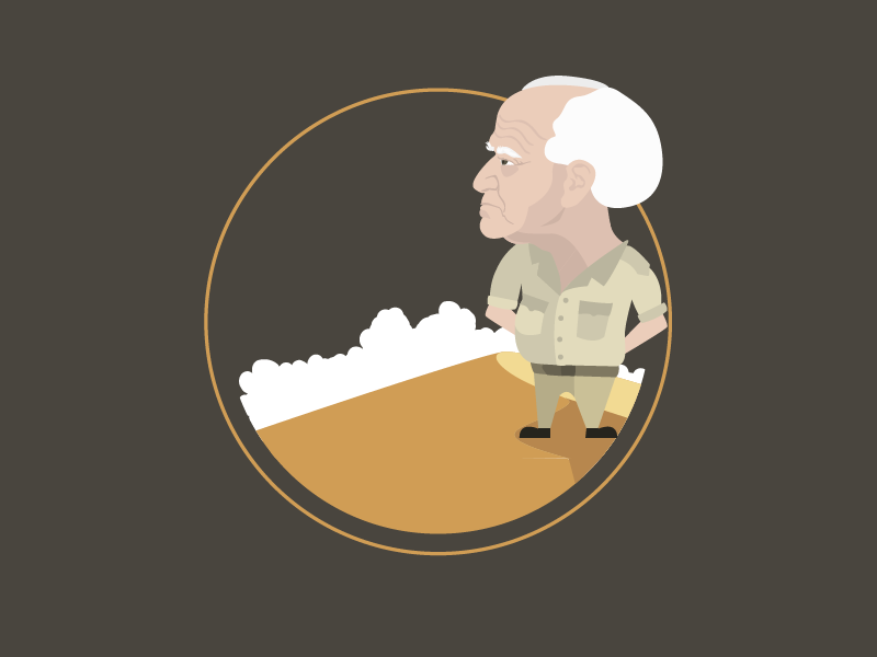 David Ben Gurion ben gurion branding character cartoon Prime Minister israel soldier Fun funny vector