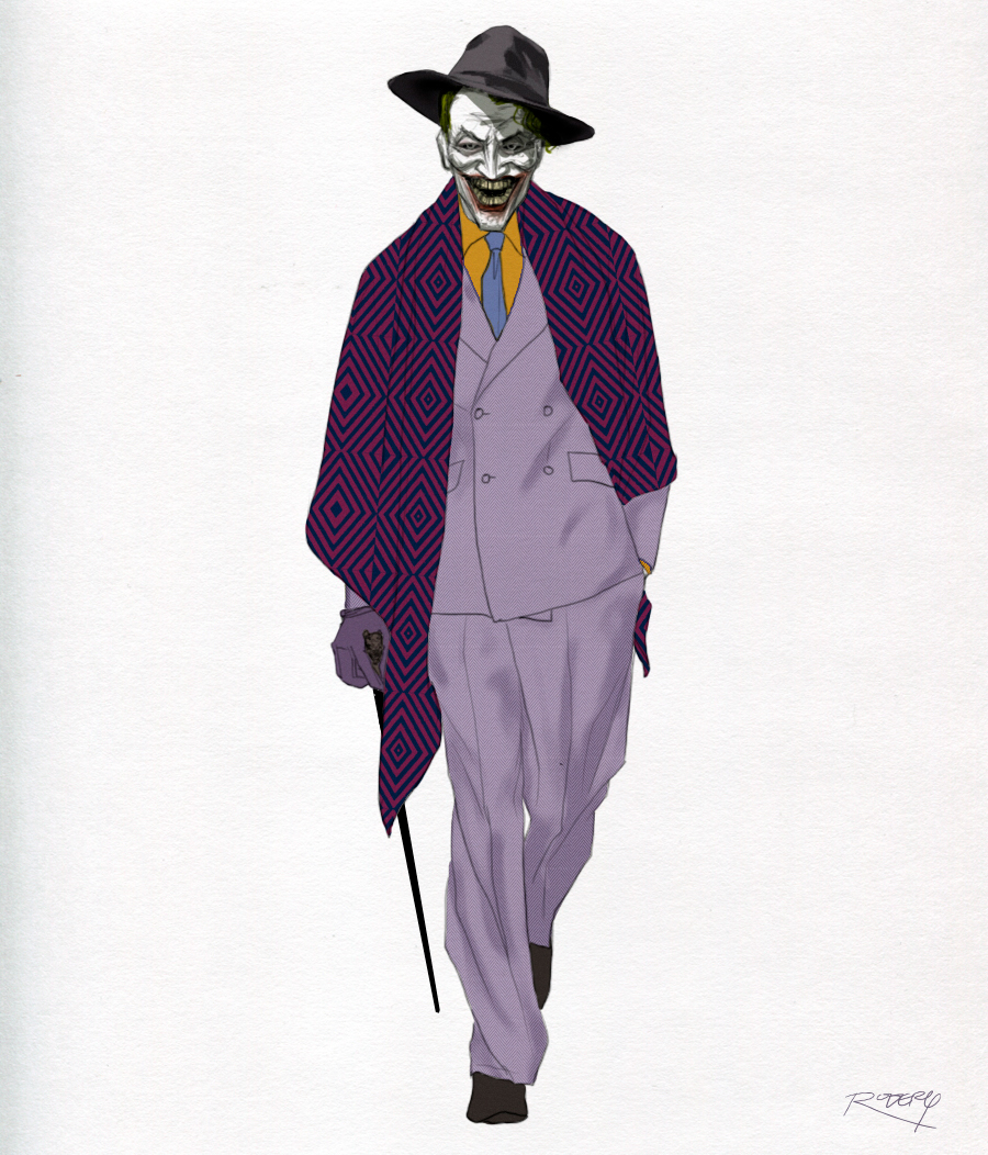 joker batman styles Clothing wardrobe costumes dc comics