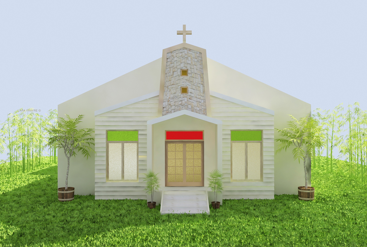 St. Francis chapel 3D philippines