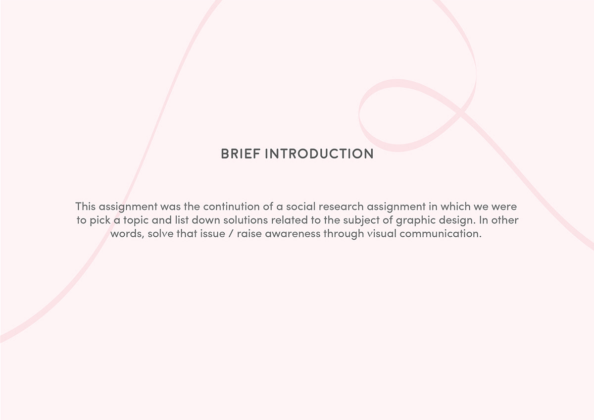 self love branding  Pink Design campaign social campaign brochure