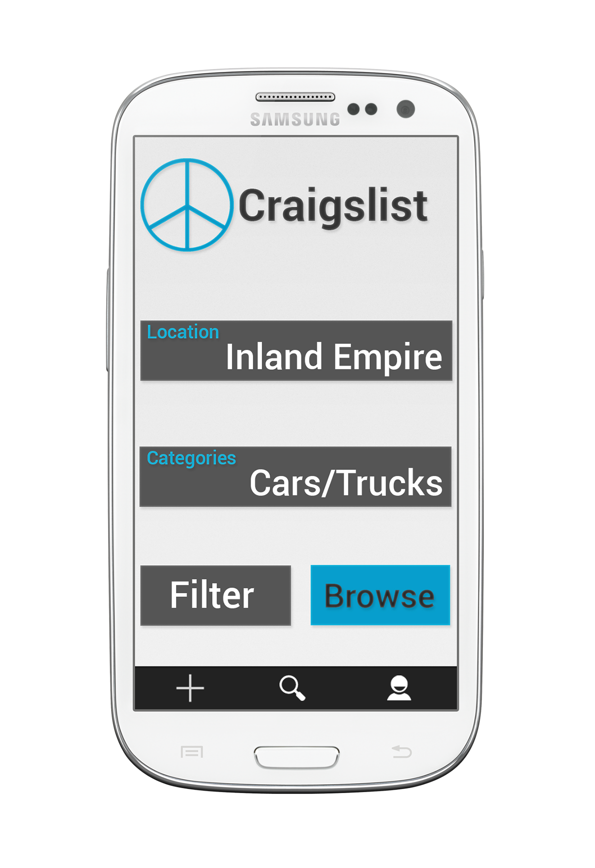 craigslist android app design