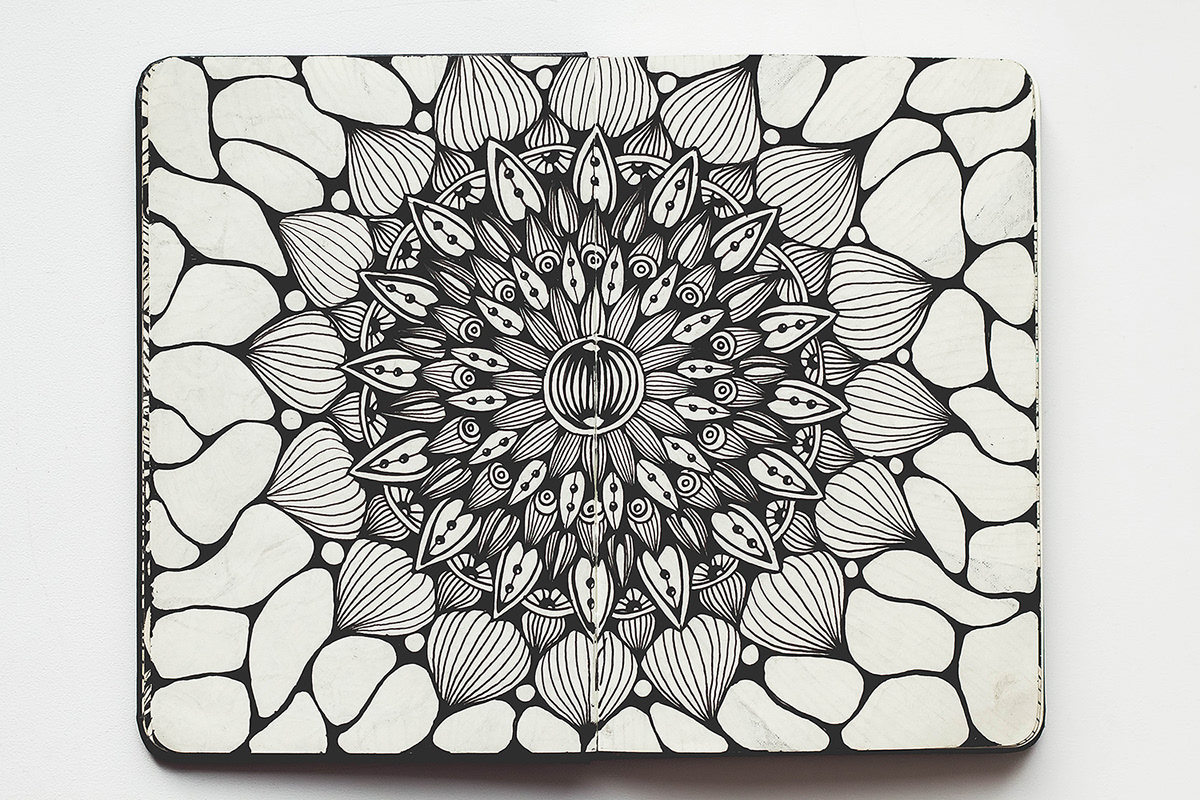 sketchbook drawings Paintings pattern zentangle doodle doodling graphics doodleart art artist elenayoox