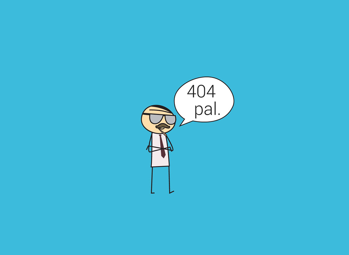 404 page redirect landing splash characters