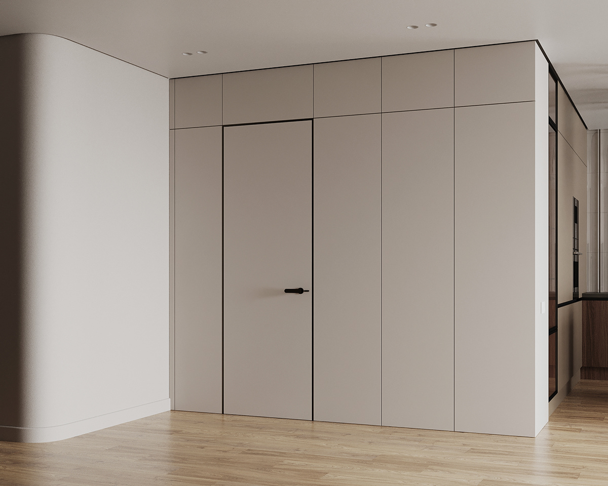 3ds max corona interior design  visualization modern archviz Render kitchen bedroom apartment