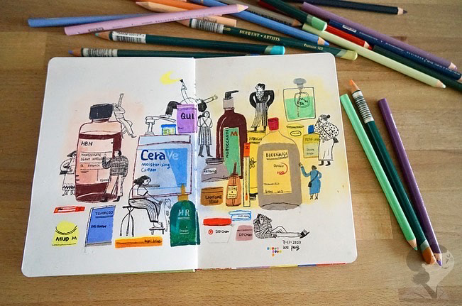 artwork doodle Drawing  ILLUSTRATION  Illustrator sketch sketchbook wupeng 巧克力电台 武芃
