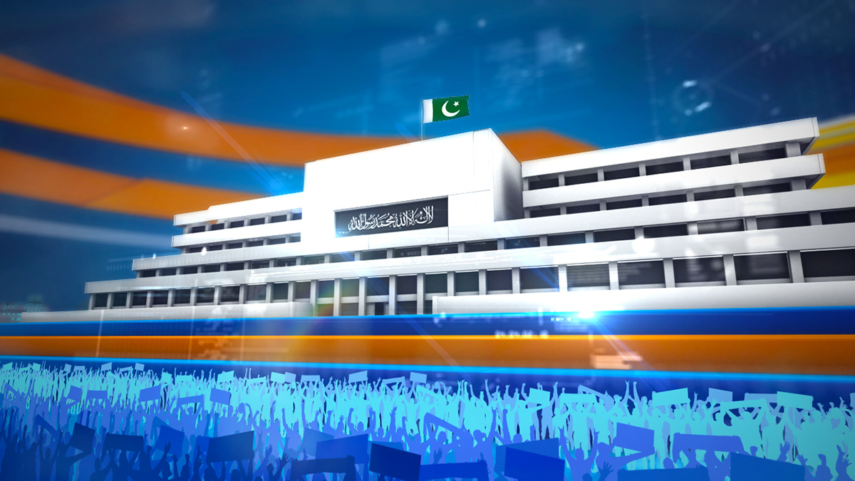 3D broadcast Election news politics motion graphics  after effects DAWN GEO DawnNews
