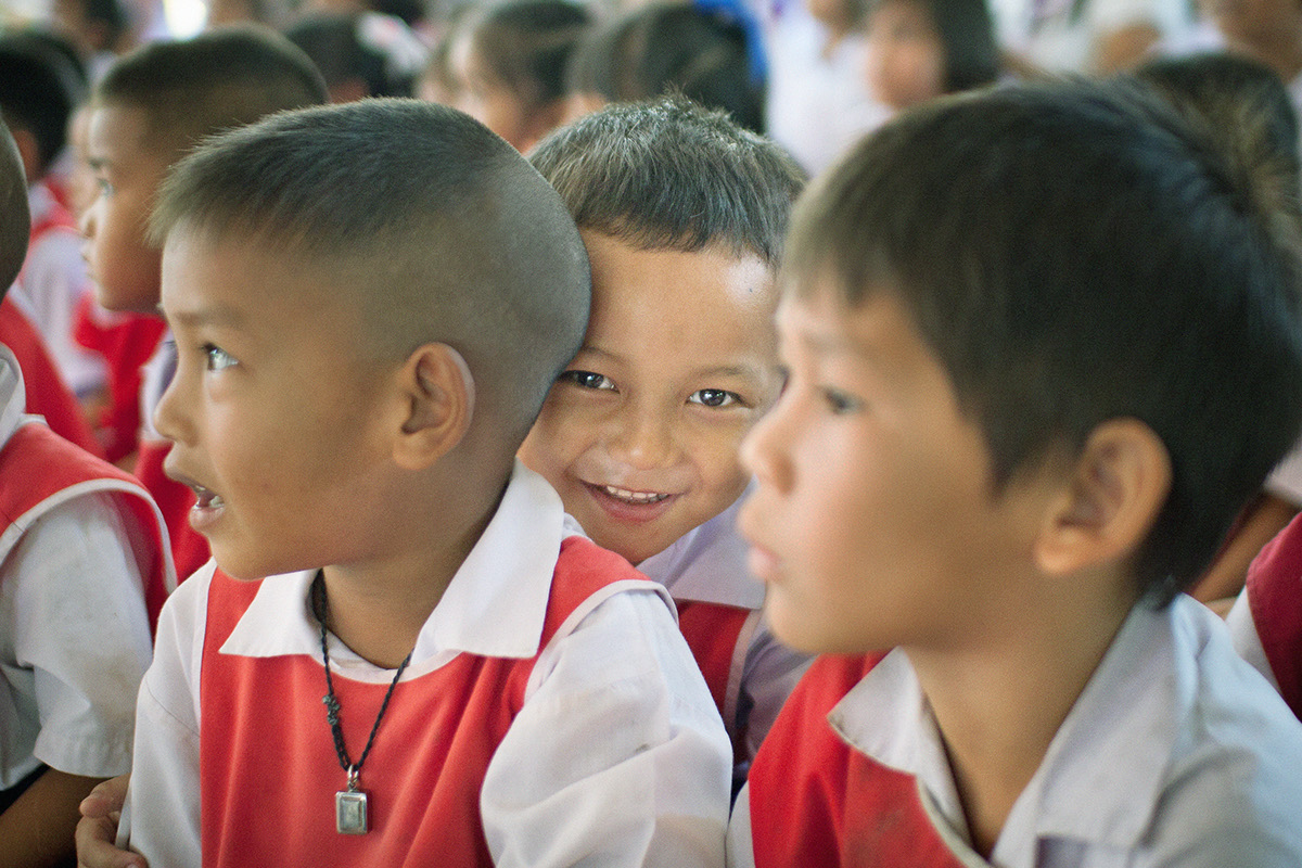 Thailand Thai child children smile eyes pure