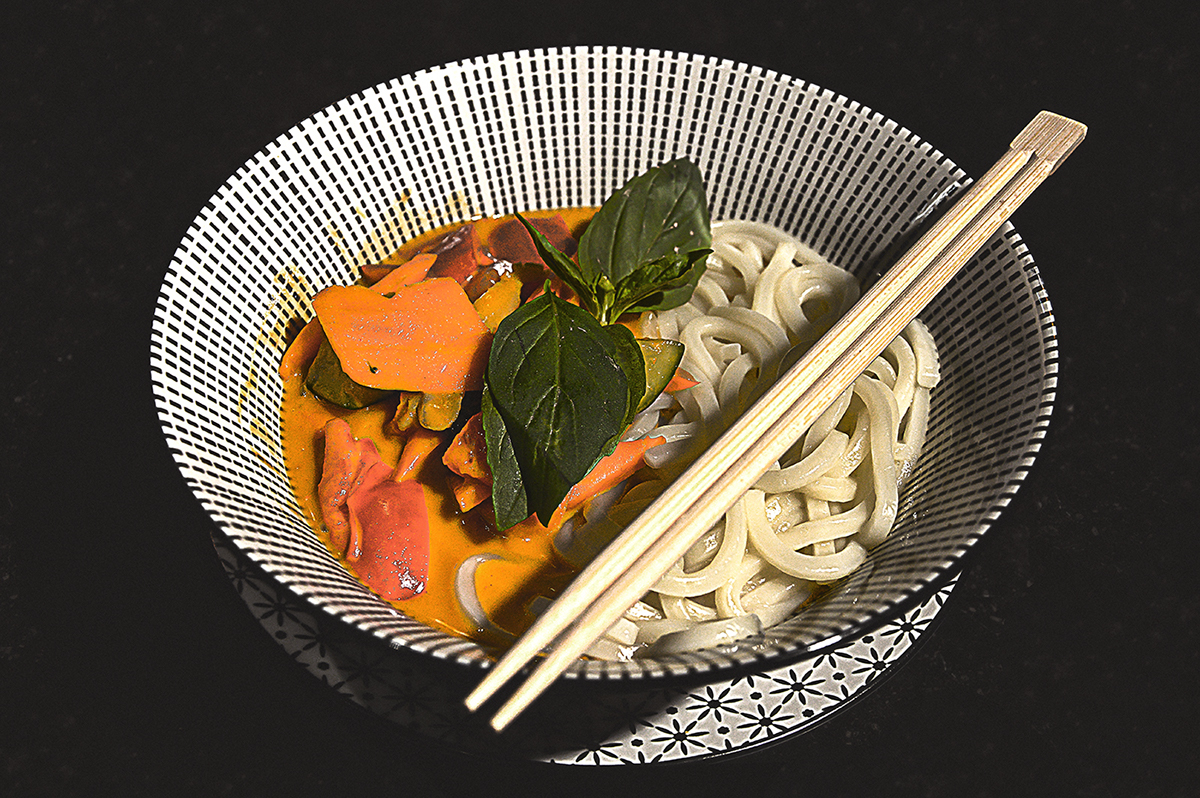 fastfood asianfood logodesign customtype brush chopsticks noodle fresh black