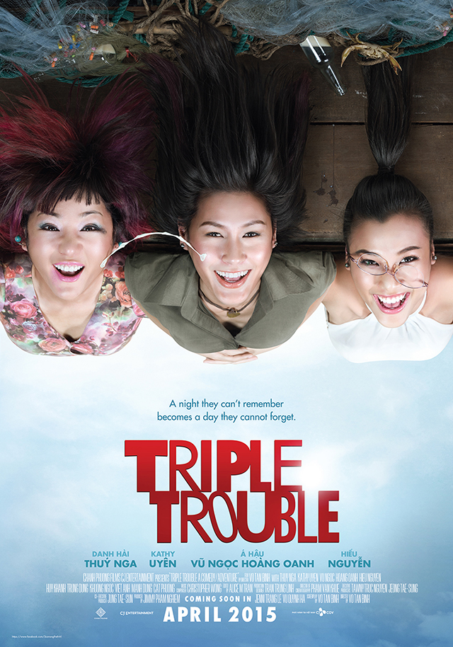 Adobe Portfolio Triple Trouble keyart Movie Keyart movie poster poster vietnam