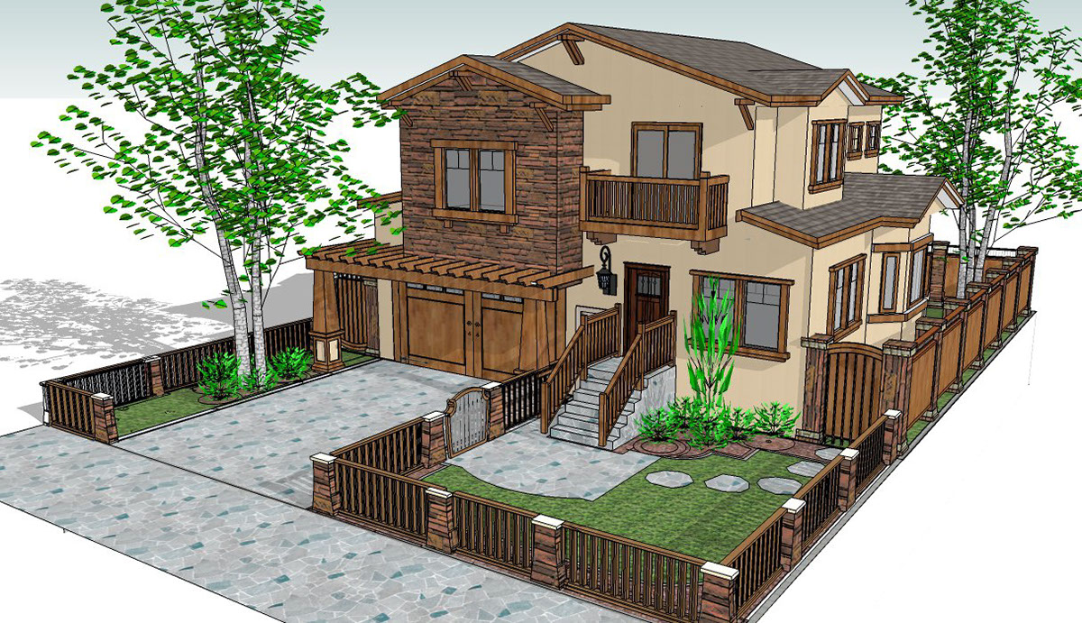 residential Craftsman Style Home