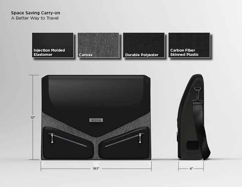 carry-on Travel Space  Legroom charging luggage bag