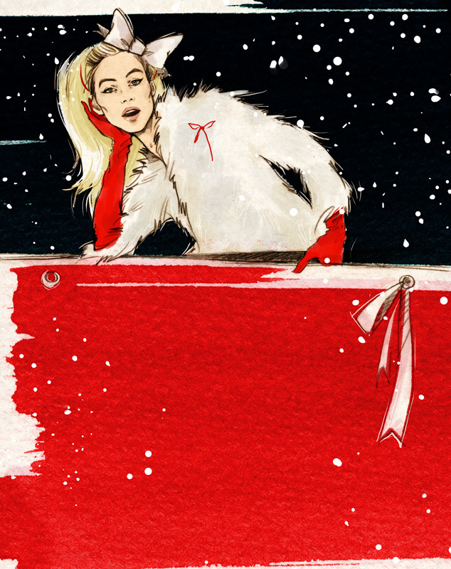 Elle Horoscope models lavdovskaya editorial gifts holidays Christmas