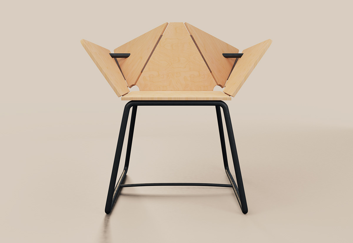 chair furniture lossless tubular plywood folding